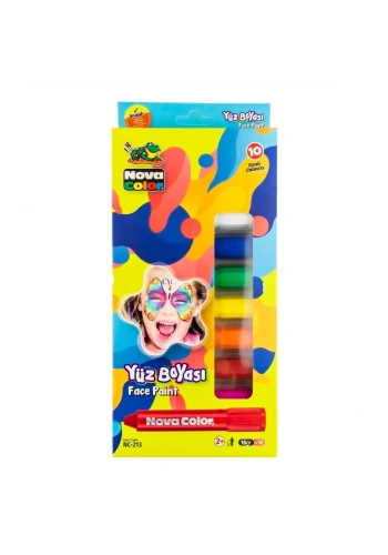 Nova Color Yüz Boyası Seti 10lu