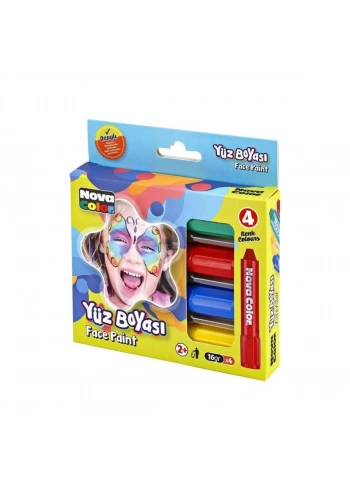 Nova Color Yüz Boyası Seti 4lü