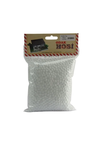 Odak Hobi Strafor Köpük Top Beyaz 5-6mm