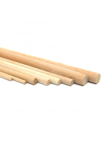 Odak Hobi Yuvarlak Çıta 4mm 10cm 50li Paket