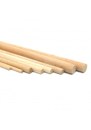 Odak Hobi Yuvarlak Çıta 8mm 10cm 15li Paket