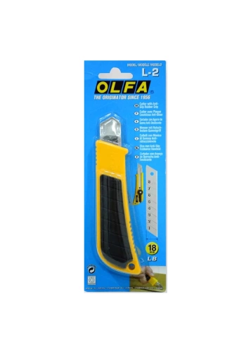 Olfa Maket Bıçağı Geniş Sıkıştırmalı Lastikli L-2