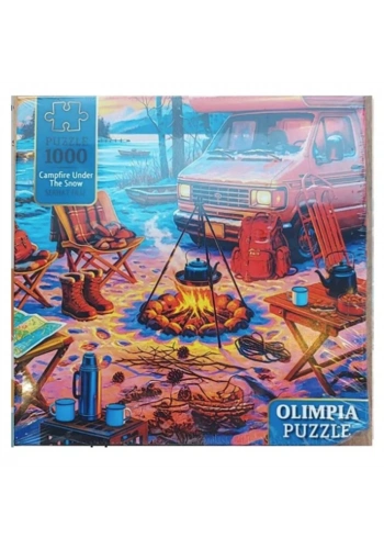 Olimpia Puzzle 1000 Campfire Under The Snow 15013