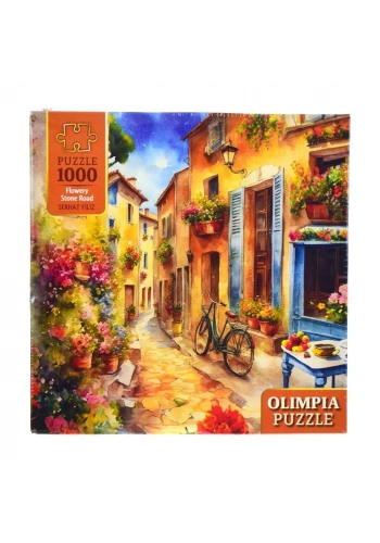 Olimpia Puzzle 1000 Flowery Stone Road 15009