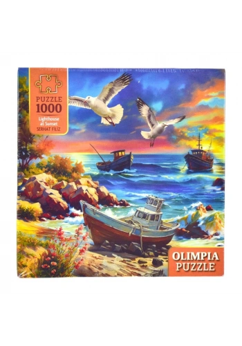 Olimpia Puzzle 1000 Lighthouse At Sunset 15002