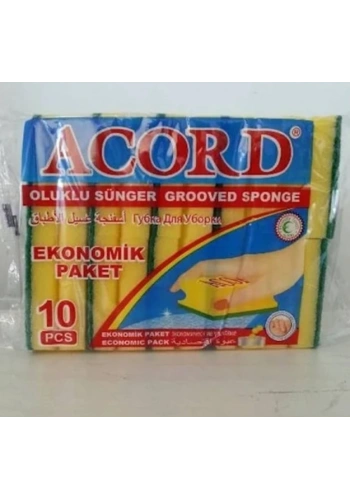 Oluklu Bulaşık Süngeri ( 10lu )
