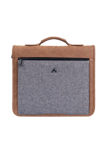 ÖNDER EXCLUSIVE SAPLI FERMUARLI ÇOK AMAÇLI ÇANTA AÇIK GRİ 801-04