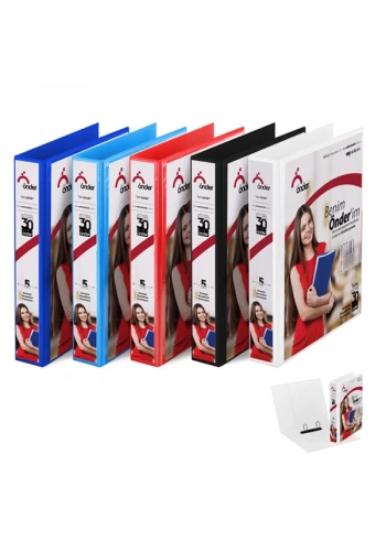 Önder Sunum Klasörü 2 Halkalı 50 MM A4 Beyaz 2005-5