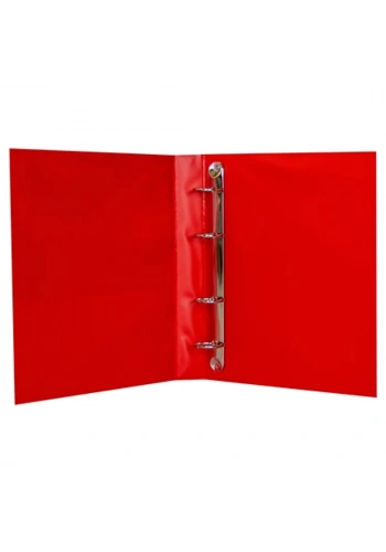 Önder Sunum Klasörü 4 Halkalı 30 MM A4 Kırmızı 2013-2