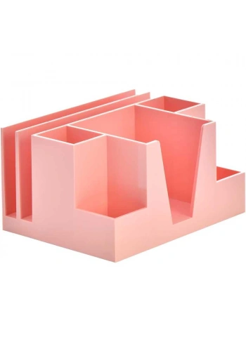 Ops Masa Seti Kalemlik-Organizer Pastel Pembe KLM 207