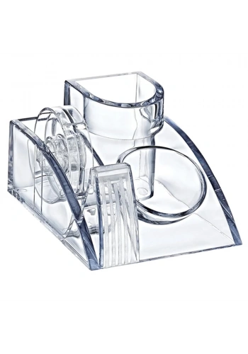 Ops Masa Üstü Organizer Kalemlik Bantlıklı Şeffaf Klm 304