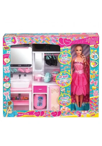 Oydaş 2li Lavabo Ütü Masası Bebekli Oyd-04-02391