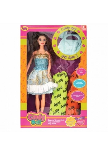 Oydaş Cindy Doll Çantalı Yedek Elbiseli Bebek Oyd-04-02281