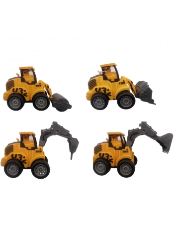 Öz Ka Oyuncak Basmalı İnşaat Arabaları 3301