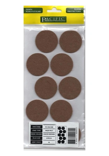 Pacific Kahve Yapışkanlı Keçe 45 mm