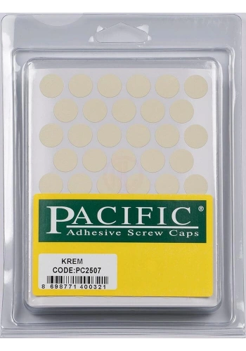 Pacific Krem Yapışkanlı Tapa 14 mm