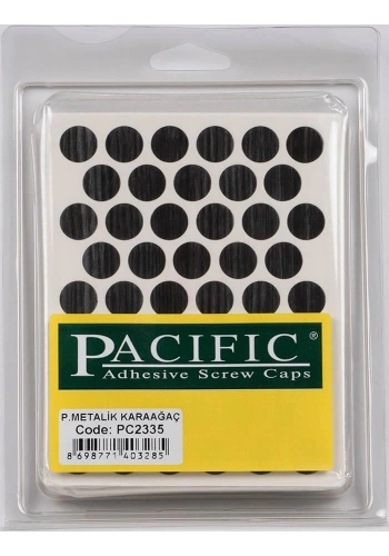 Pacific Parlak M. Karaağaç Yapışkanlı Tapa 14 mm