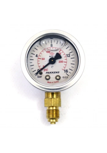 Pakkens 0-16 Bar 60 Lık Manometre Alttan Gırıslı