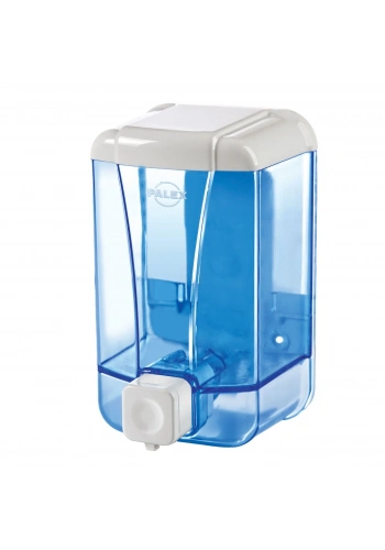 Palex Sıvı Sabun Dispenseri 1000 CC Şeffaf Mavi Transparan