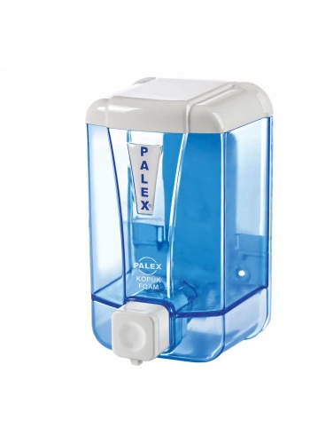 Palex Standart Köpük Sabun Dispenseri 500 CC Şeffaf Mavi Transparan