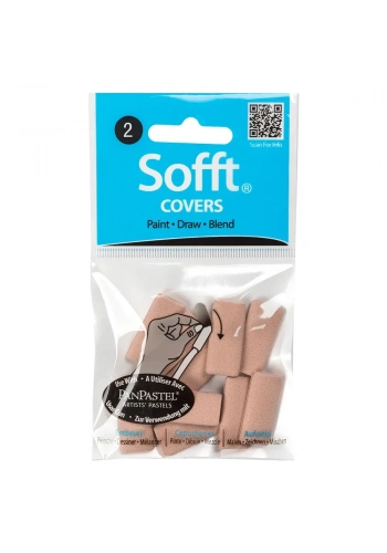 PanPastel Covers Flat Set No:2 (Düz Spatül Resim Süngerleri) 10 Parça