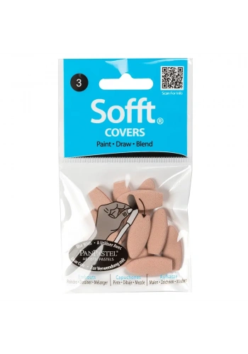 PanPastel Covers Oval Set No:3 (Oval Spatül Resim Süngerleri) 10 Parça