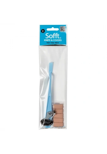PanPastel Sofft Knife Covers Flat Set No:2 (Spatül ve Düz Sünger Başlıklar) 6 Parça