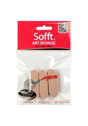 PanPastel Sponge Bar Round Set (Sünger Çubuk Yuvarlak) 3 Parça