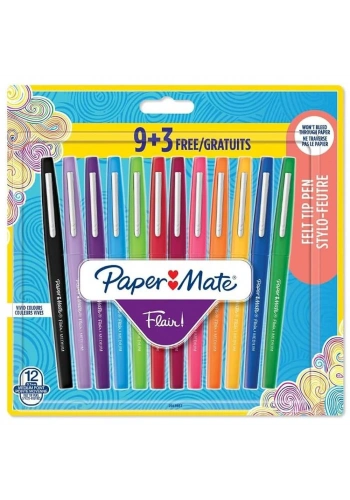 Paper Mate Flair Fiber Uçlu Kalem M Uç 12Li Bls Pm-2217772