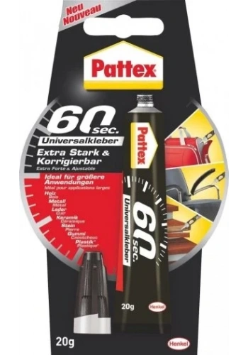 Pattex 60 Saniye Universal Yapıştırıcı 20g