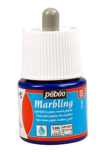 PEBEO 130 05 MARBLİNG EBRU BOYASI CYAN 45ml