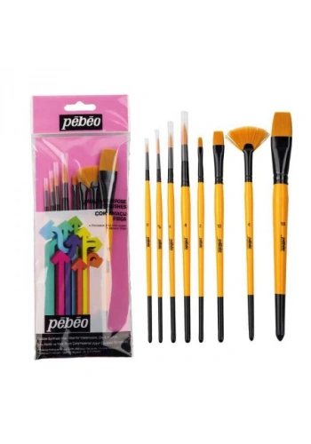 Pebeo 8li Karma Fırça Seti SET-4