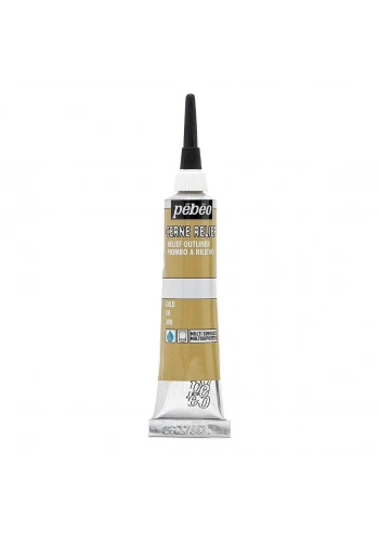 Pebeo Cam Boya Kontürü 20ml Gold