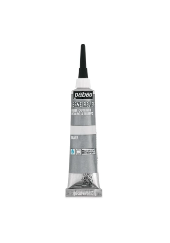 Pebeo Cam Boya Kontürü 20ml Silver