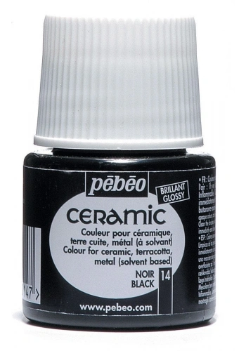 Pebeo Ceramic Seramik Boyası 45ml 14 Noir Black