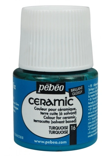 Pebeo Ceramic Seramik Boyası 45ml 16 Turquoise