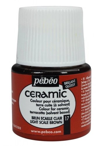 Pebeo Ceramic Seramik Boyası 45ml 17 Light Scale Brown