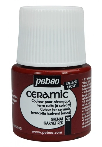 Pebeo Ceramic Seramik Boyası 45ml 20 Garnet Red