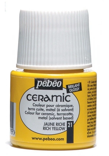 Pebeo Ceramic Seramik Boyası 45ml 21 Rich Yellow
