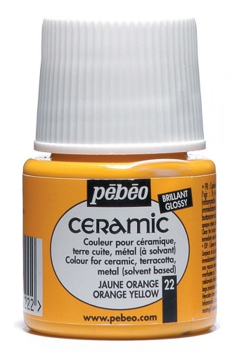 Pebeo Ceramic Seramik Boyası 45ml 22 Orange Yellow