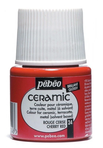 Pebeo Ceramic Seramik Boyası 45ml 24 Cherry Red