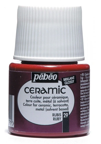 Pebeo Ceramic Seramik Boyası 45ml 29 Ruby