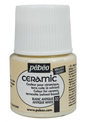 Pebeo Ceramic Seramik Boyası 45ml 32 Antique White