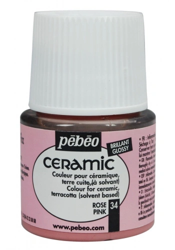 Pebeo Ceramic Seramik Boyası 45ml 34 Pink