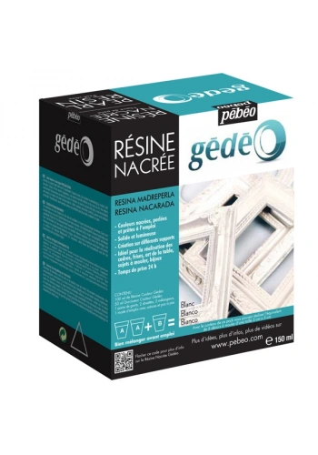 Pebeo Kit Gedeo Beyaz Sedef Reçine 150 ML 766154
