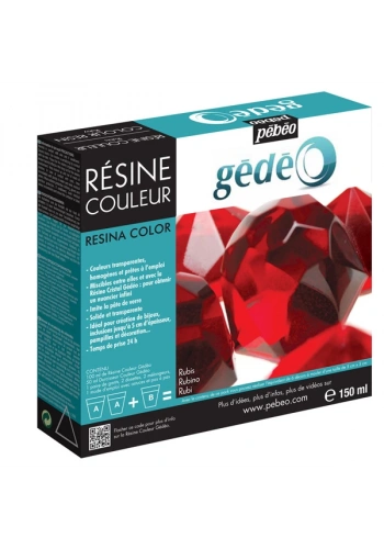 Pebeo Kit Gedeo Kırmızı Reçine 150 ML 766152