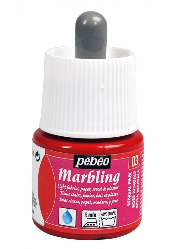 Pebeo Marbling Ebru Boyası 45ml 02 Vermillion