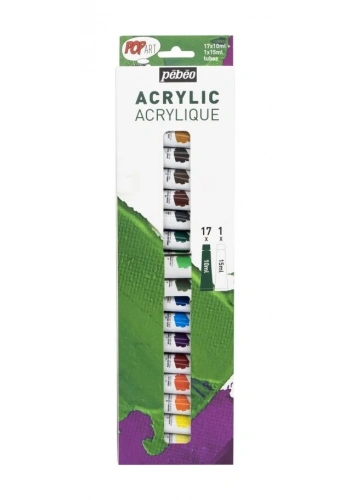 Pebeo Pop Art Akrilik Boya Seti 18 Renk