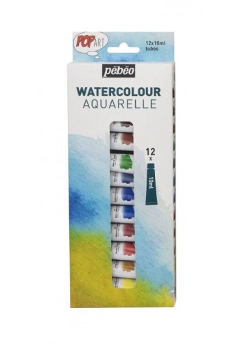 Pebeo Pop Art Sulu Boya Seti 12 Renk x 10 ml.