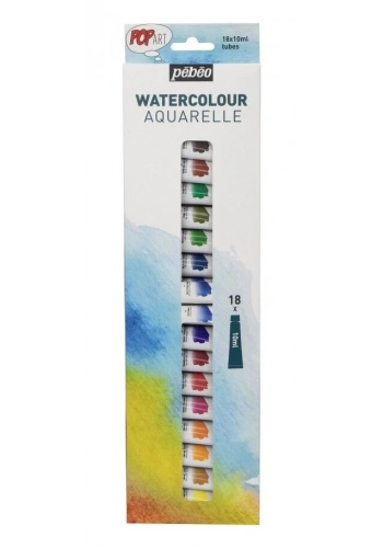 Pebeo Pop Art Sulu Boya Seti 18 Renk x 10 ml.